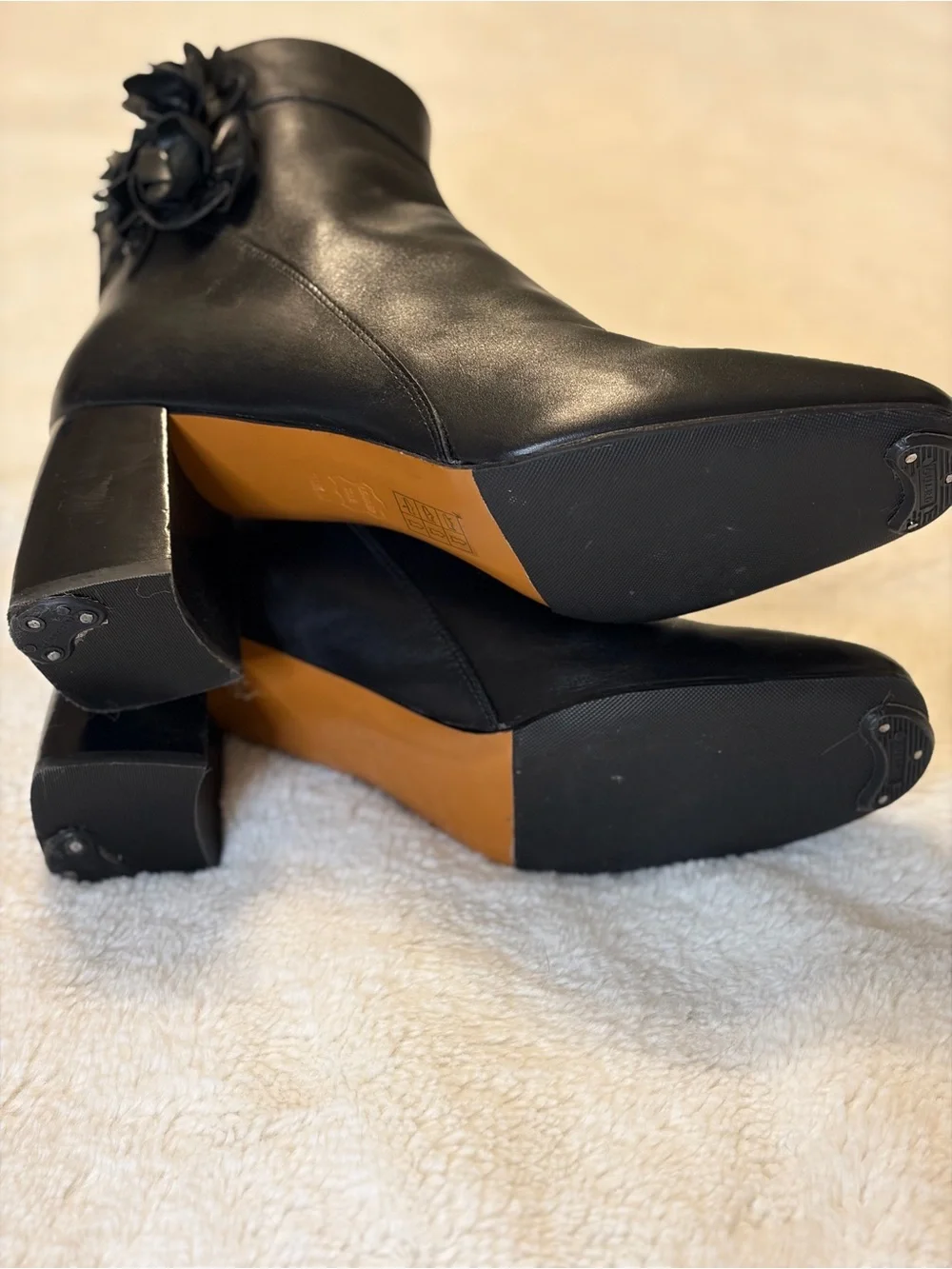 Tory Burch Blossom leather ankle boots